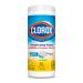 Clorox Disinfecting Wipes Bleach Free Cleaning Wipes - Crisp Lemon 35 Count
