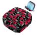 Women's binding-ups-Red flower ladies bandage bags tampon storage bag zip pockets menstrual tapes bag multi09