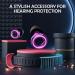 Best Ear Plugs for Noise Reduction | Soft Silicone Hearing Protection | Reusable Earplugs for Sleeping Concerts Study & Parties | 6 Sizes with Box (Purple - Buy Online on GoSupps.com
