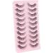 Parriparri Russian Cat Eye False Eyelashes - 10 Pairs | Wispy & Fluffy D Curly Hybrid Strip | Lightweight 3D Effect Fake Lashes - Buy Online on GoSupps.com