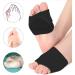 Hallux Valgus Corrector with Gel Pads for Women - Comfortable Black Foot Alignment Support - Buy Online on GoSupps.com