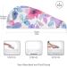 Watercolor Purple Flowers Hair Towel 2 Pack - Super Absorbent Quick Dry Turbans for Women & Girls - Buy Online on GoSupps.com