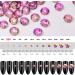 Dowarm 1440 Pieces SS4 Flatback Rhinestones 1.5MM Tiny Flatback Nail Crystal Rhinestones for Craft Dance Costumes Flat Back Nail Crystals Non Hotfix Rhinestones (SS4 / 1.5MM Rose Vitrail) - Buy Online on GoSupps.com