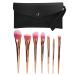 Powder Blush Makeup Brushes Professional Contour Makeup Brush Soft Fine Fiber Ideal for Beginners and Makeup Artists 8 Pieces with Bag for Makeup