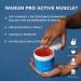 Pro Active Muscle Sportgel Extra Strong - Natural Warming Ointment for Joint & Back Pain Relief | 225 ml Sports Cream for Sore Muscles - 1 Pack - Buy Online on GoSupps.com