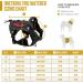 Oneigris Dog Harness - Fire Watcher Tactical | 1000D Nylon No-Pull D-Ring Adjustable XXS Black - Buy Online on GoSupps.com