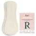 Rael Reusable Pads Organic Cotton Cover - Postpartum Essential Incontinence Pads for Women Bladder Leakage Pads for Women Thin Cloth Pads Leak Free Washable Neutral Color 3 Count (Large) 3 Count (Pack of 1)