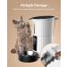 Petory Timed Automatic Cat Feeders - 4L Programable Dry Food Dispenser for Cats and Small Medium Dogs 6 Meals with Desiccant Bag Dual Power Supply 10S Voice Recorder White Regular Version - Buy Online on GoSupps.com