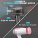 Professional Ionic Hair Dryer 2000W with Diffuser and Nozzles - Fast Drying Blow Dryer for Curly Hair | LokDan UK Black - Buy Online on GoSupps.com