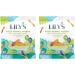 Lily's Assorted Fruit Flavored No Sugar Added Sour Gummy Worms Bag 1.8 oz (Pack of 2) Bundle With Snack Scout Lunch Bag