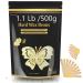 Wax Beads for Hair Removal, Waxing Beads for Sensitive Skin, 1LB Painless Wax Beans for Bikini, Eyebrow Facial for At Home Pearl Waxing Beads with 20 Spatulas for Women Men(Coconut))