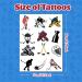 192pcs Ice Hockey Temporary Tattoos - Themed Birthday Party Favors for Kids - Buy Online on GoSupps.com