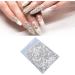 Sonew DIY Nail Art Rhinestones Mini Sparkling Transparent Nail Art Diamond Manicure Tips Decorations for Home Salon - Buy Online on GoSupps.com