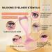 Silicone Makeup Stencil | Multifunctional Eyeliner Stencils | Stencil Pads for Winged Eyeliner Lashes Lip Liner Beauty Ruler Quick Makeup Tool Tosier Pink - Buy Online on GoSupps.com