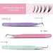 SIVOTE Fiber Tips Volume Tweezers Set of 3 - 90 Degree, Volume Boot, Pastel Colors - Buy Online on GoSupps.com