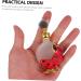 Didiseaon 1pc Peacock Essential Oil Bottle Cosmetic Travel Containers Gold Decor Travel Dispenser Rhinestone Decor Egyptian Decor Retro Decor Perfume Bottle Red Glass Ornaments - Buy Online on GoSupps.com