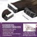 Buy Laavoo Balayage Tape-In Extensions - Real Remy Human Hair #2/8/2 40cm - Darkest Brown to Light Brown Ombre 50g 20pcs - International Shipping Available - Buy Online on GoSupps.com