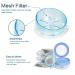 Leak Proof Dental Retainer Case - Denture Cleaning Bath - Travel Friendly - Blue - Buy Online on GoSupps.com