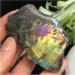 Natural Labrador Minerals Half-polishing Crystal Moonstone Flash Floor Slice Decorating Stone - Buy Online on GoSupps.com