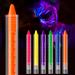 Nebulaglam 6 colors UV BodypaTing UV color make -up neon UV children's blackmail set face paint make -up set carnival carnival halloween Christmas make -up c# 6 colors