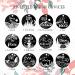 Personalized Round Black Stainless Steel Pet ID Tags - Engraved on Both Sides for Dogs and Cats - Buy Online on GoSupps.com