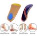 PCSSole 3/4 Orthopedic Insoles for Flat Feet & Plantar Fasciitis | Heel Pain Relief Inserts for Men & Women EU43-46 - Deep Blue - Buy Online on GoSupps.com