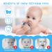 Vicloon Baby Biting Toys - BPA-Free Elephant Teething Rings (2 Pack) for 3+ Months - Gray & Green Silicone Gum Relief - Buy Online on GoSupps.com