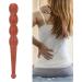 Ergonomic Wooden Massage Stick - Professional Mahogany Foot & Neck Massager for Ultimate Relaxation - Buy Online on GoSupps.com