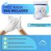 100% White Cotton Gloves for Eczema - 8 Pairs with Wash Bag | Moisturizing & Sleeping Spa Gloves for Dry Hands | Lotion Gloves Overnight for Women & Men - Buy Online on GoSupps.com