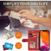 Haygdz Leather Cover for Huawei Mate 20 Lite Premium PU Wallet Case with Card Compartment & Stand Red - Buy Online on GoSupps.com