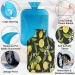 Summer Heat Bottle with Lemon Leaves - 2L PVC Heating & Cold Therapy for Pain Relief - Perfect for Hands & Feet - Buy Online on GoSupps.com