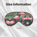 Buy Red Flamingo Succulent Plants Unisex Sleep Eye Mask - Soft Comfort Travel & Yoga Eye Shade - Buy Online on GoSupps.com