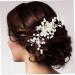 Ipetboom Bridal Comb Girls Accessories Flower Girl Hair Accessory Accesorios Para Comb Headband Bridal Hair Comb Bridal Headdress Wedding Headpiece Tiara Bride Hair Accessories Alloy Pearl - Buy Online on GoSupps.com