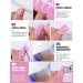 Elegant and Long-Lasting EBANKU Cured Gel Nail Strips - Waterproof DIY Gel Nail Wraps with Tools (BSS-0051) - Buy Online on GoSupps.com