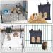 Rabbit Hay Feeder Bag Small Animal Hanging Feeder Sack Oxford Cloth Fabric Guinea Pig Hay Feeder for Rabbit Guinea Chinchilla Black - Buy Online on GoSupps.com