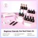 ROSALIND 14PCS Gel Nail Polish Kit - UV Light 9 Colors Base Coat & Top Coat - Easy Nail Art for Women - International Shipping Available - Buy Online on GoSupps.com
