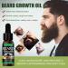 Beard Enhance Oil - Accelerate Hair Growth Serum & Beard Care | 2-Piece Set for Men Mustache & Beard Growth Gifts - Buy Online on GoSupps.com