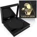 Cutifem Touch of Luxor eyebrow powder Black - Eyebrow Powder Make -up with high coverage for even eyebrows - natural cosmetics made in germany 2.8 g soft black