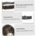 Bangs Hair Clip Natural Looking Braided Headband with Bangs Synthetic Headband Bangs Hair Topper for Women Girls (Black Brown) Brown Black - Buy Online on GoSupps.com