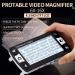 Electronic Reading Aid Digital Magnifier 4.3 Inch Portable Electronic Digital Magnifier Reading Aide 6x-16x Ideal for Reading Small Prints & Low Vision & Aging Eyes - Buy Online on GoSupps.com