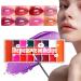 Matte Lip Gloss | 20 Shades of Glossy Lip Balms - Sweat-Resistant Smudge-Proof Tinted Blush for Evening Wedding Date - Buy Online on GoSupps.com