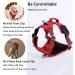 Funfox No Pull Dog Harness for Large Dogs - Adjustable Breathable Safety Harness in Red - XL Size - Buy Online on GoSupps.com