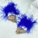 TQUXNGA Wrist Feather Cuffs Feather Wristband Feather Slap Bracelet Fashion Cuff Ponytail Holder Hair Tie Black - Buy Online on GoSupps.com