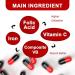 Iron 18mg Supplement with Vitamin C, B Complex & Folic Acid for Optimal Absorption - Non-GMO Vegetarian Iron Capsule for Men and Women - Buy Online on GoSupps.com
