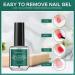 Morovan Nail Polish Remover Kit - Latex Tape, Cuticle Pusher, Peel Off Liquid, File & Cleaner - Quick Soak-off UV Gel & Glitter Removal Set - Buy Online on GoSupps.com