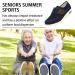 Men's Diabetic Slippers - Extra Wide Orthopedic Walking Shoes for Swollen Feet - Blue - Buy Online on GoSupps.com