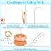 Big Eye Curved Bead Spinner Needles - Stainless Steel Sewing Needles (8 Pieces) - Buy Online on GoSupps.com