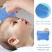 Fainfun Baby Bathing Brush Set - Soft Bristle Scalp Massage Brush for Newborns (2PCs) | Gentle Milk Scab Remover - Blue - Buy Online on GoSupps.com
