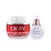 Olay Olay Niacinamide + SPF30 Day Moisturizer 50ml & Super Serum 5 Benefits in 1 15ml Pack of 2 Units Firmer & Hydrated Skin