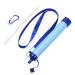 Pino Products Water Purifier - Drinking Water Filter - For Home On the Go Office or Camping - Portable & Easy to Use - Blue